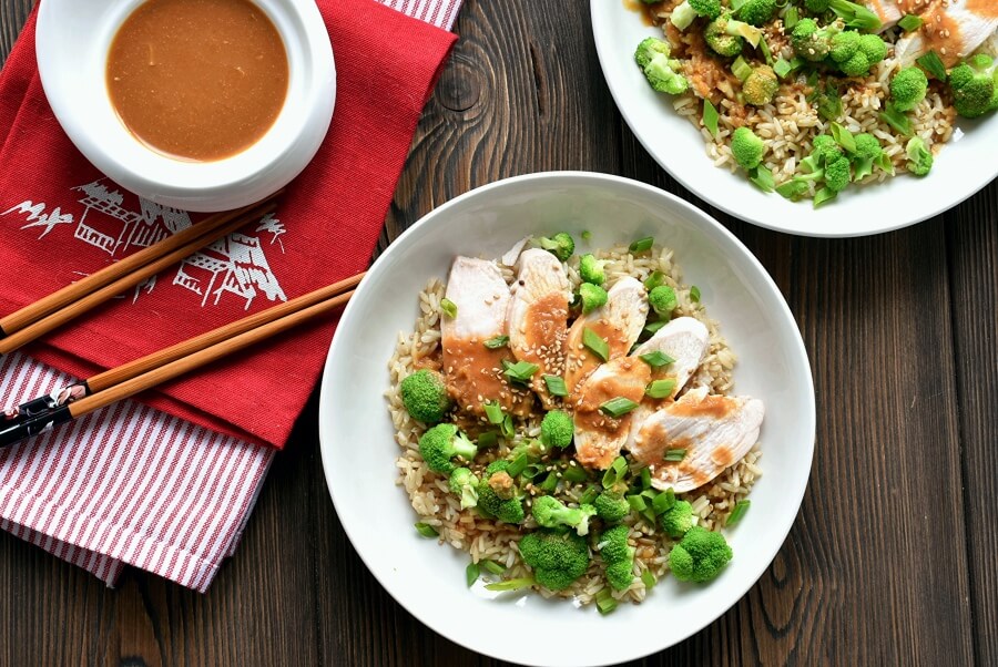 Miso brown rice and chicken salad Recipe-How to make Miso brown rice and chicken salad-Delicious Miso brown rice and chicken salad