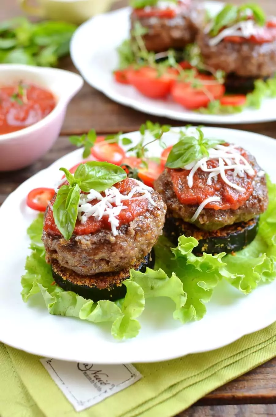Open-Face Eggplant Parmesan Sandwiches