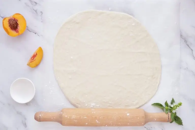 Step 3 - Peach and Prosciutto Pizza