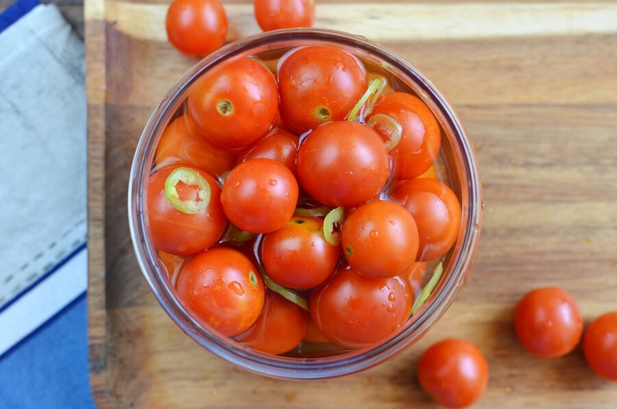 Pickled Cherry Tomatoes recipe - step 3