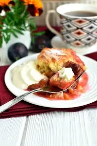 Plum Cobbler