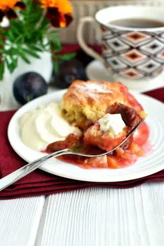 Plum Cobbler