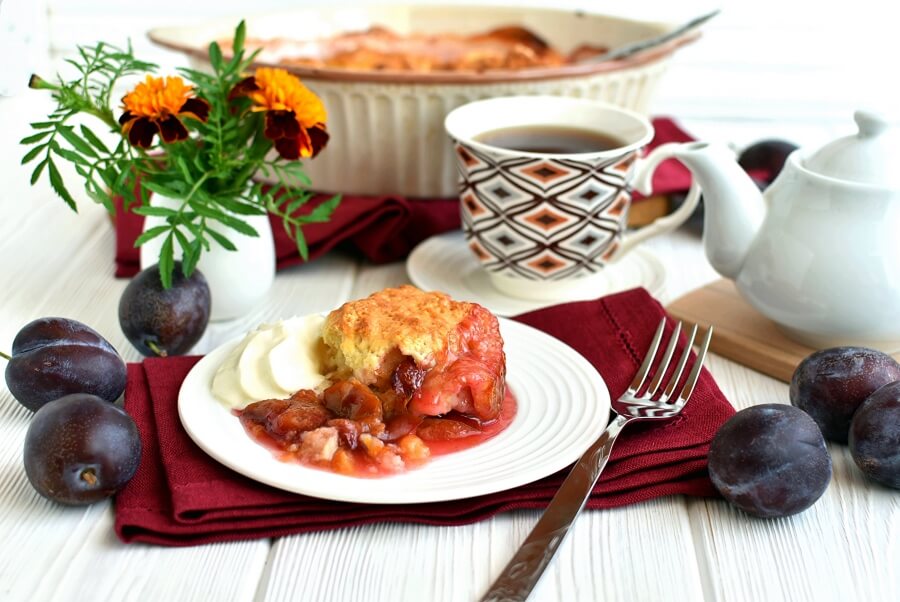 Plum Cobbler