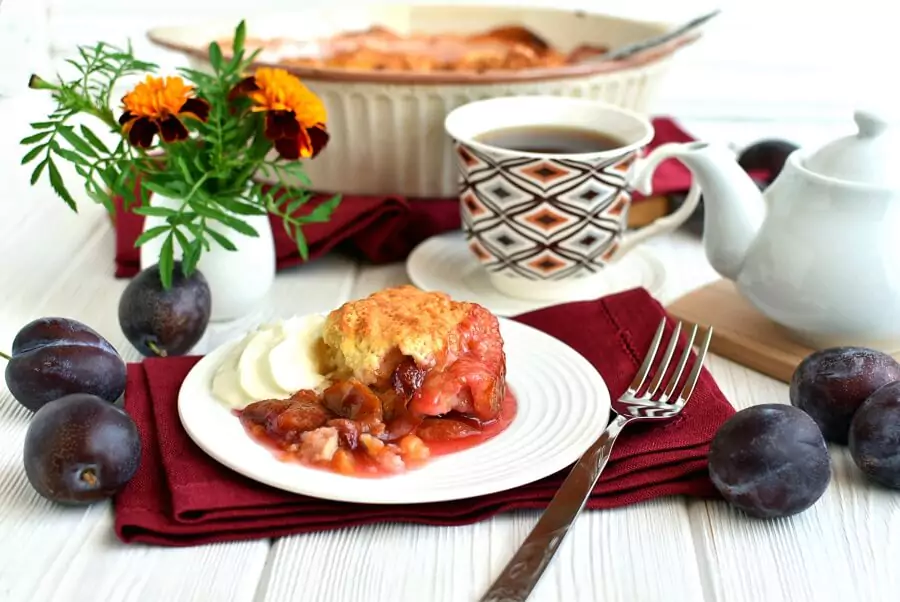 Plum Cobbler