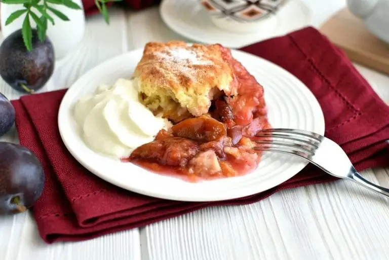 Step 7 - Plum Cobbler