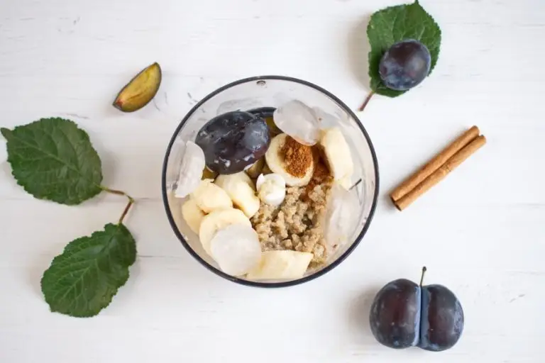 Step 1 - Vegan Plum Quinoa Smoothie