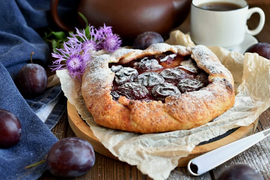 Plum Tart Recipe-How to make Plum Tart-Delicious Plum Tart