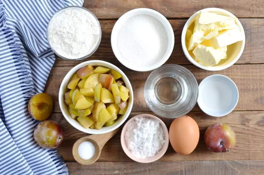 Ingredients for Plum Turnovers