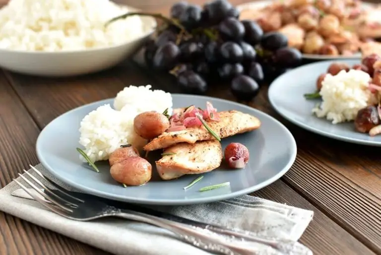 Step 8 - Roasted Chicken Grapes Rosemary
