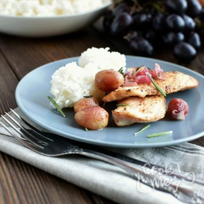 Roasted Chicken Grapes Rosemary Recipe-How to make Roasted Chicken Grapes Rosemary-Delicious Roasted Chicken Grapes Rosemary