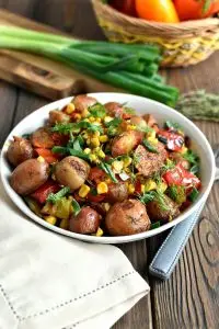 Roasted Potato Vegetable Salad