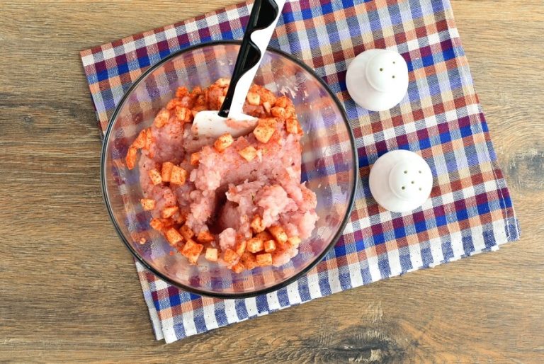 Step 2 - Low Carb Savory Apple-Chicken Sausages