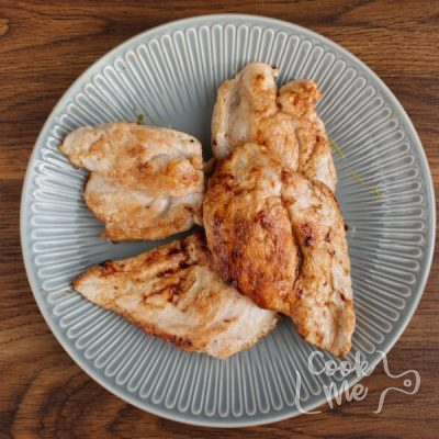 Seared Coconut-Lime Chicken with Snap Pea Slaw recipe - step 4