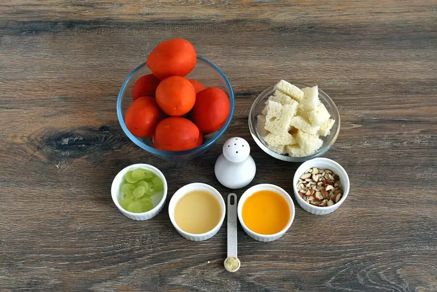 Ingredients for Smoky Salmorejo