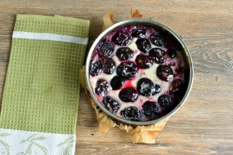 Spiced Plum Custard Cake recipe - step 8