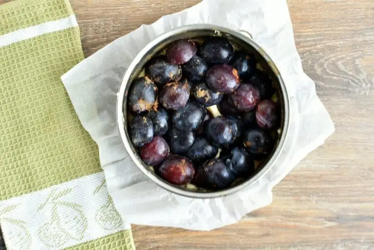 Spiced Plum Custard Cake recipe - step 5