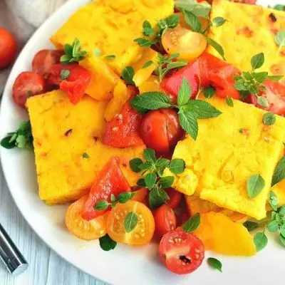 Sweet-Corn-Polenta-Tomato-Salad-Recipe-How-to-make-Sweet-Corn-Polenta-with-Tomato-Salad-Delicious-Sweet-Corn-Polenta-with-Tomato-Salad