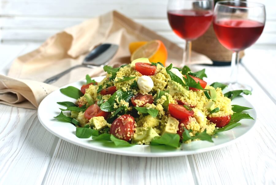 Tricolore Couscous Salad