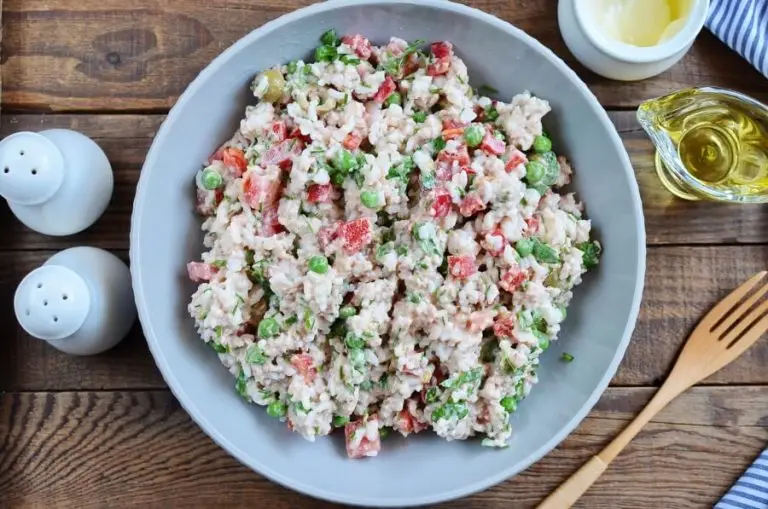 Step 3 - Help-yourself Tuna Rice Salad
