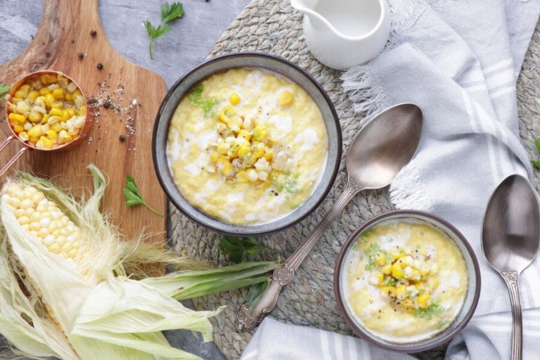Step 7 - Vegan Corn Chowder