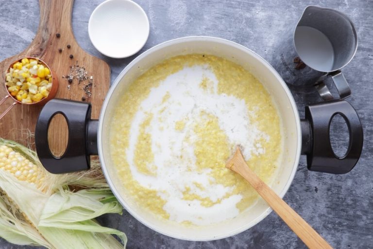 Step 6 - Vegan Corn Chowder