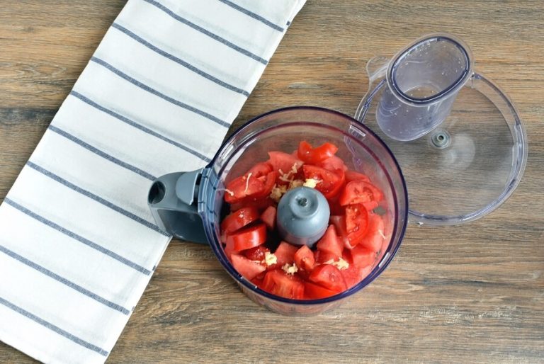 Step 1 - Watermelon Gazpacho
