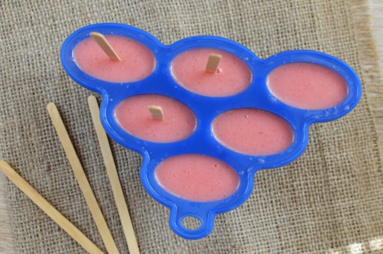 Step 2 - Watermelon Yogurt Popsicles