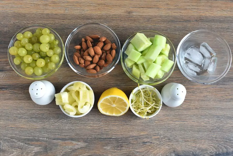 Ingredients for Vegan White Gazpacho