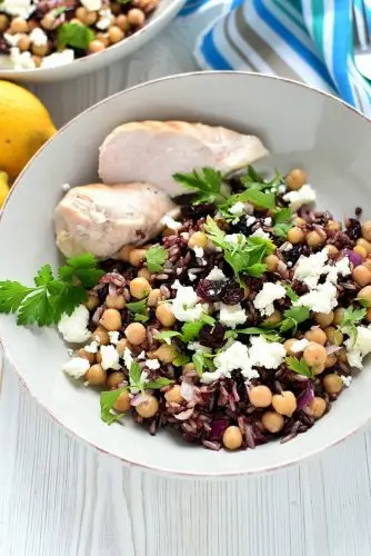 Wild Rice and Feta Salad