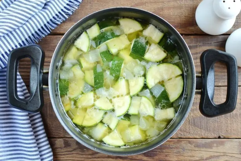 Step 3 - Zucchini Soup with Creme Fraiche