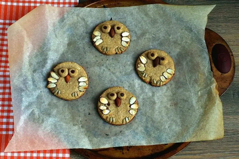 Step 8 - Almond Shortbread Owls