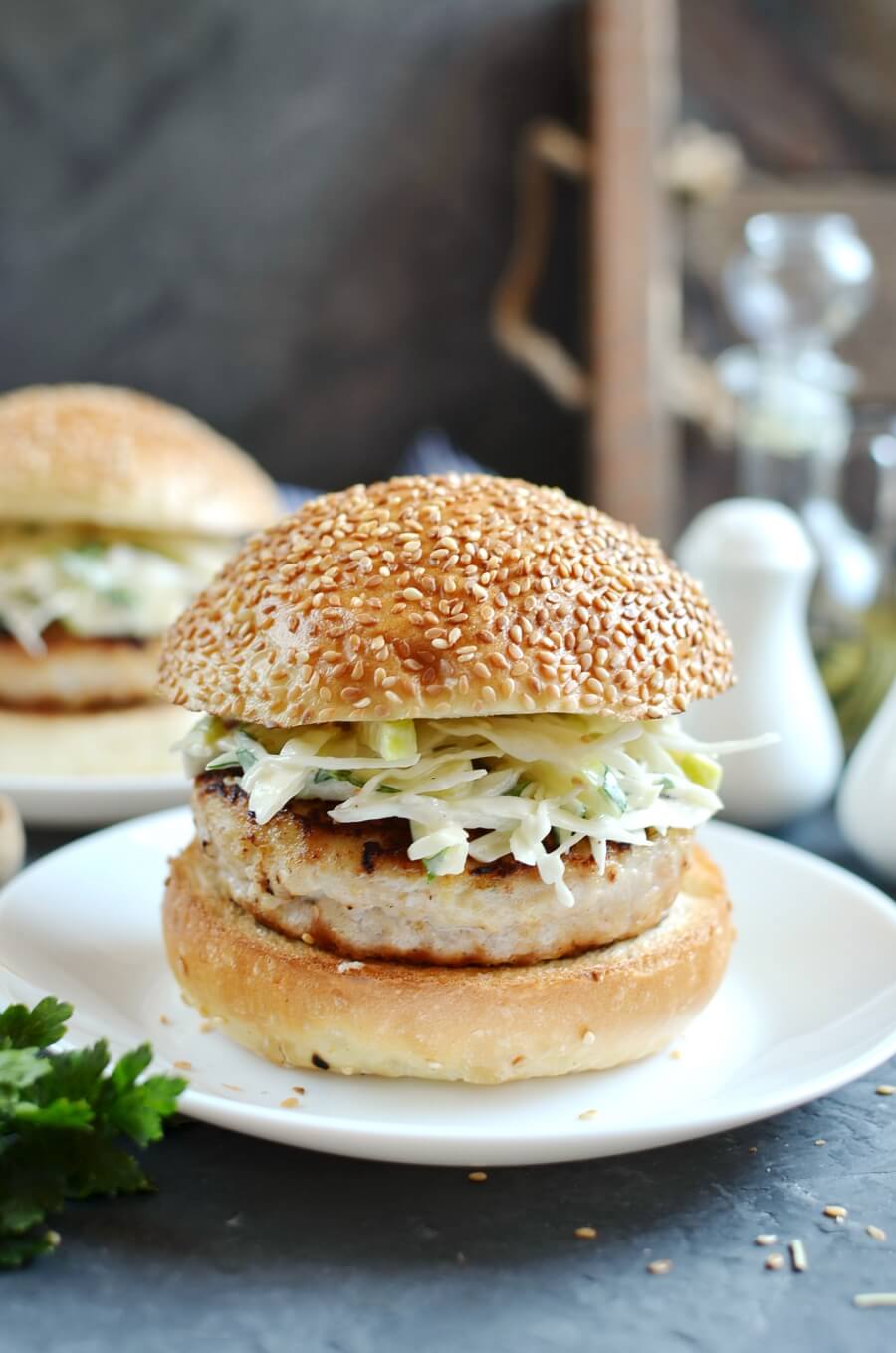 Apple Chicken Burgers and Slaw Recipe Cook.me Recipes