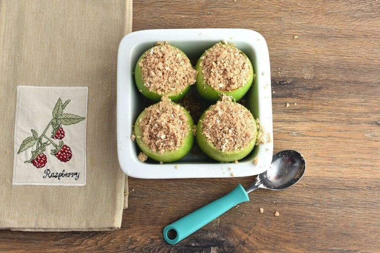 Step 7 - Apple Crisp Stuffed Baked Apples
