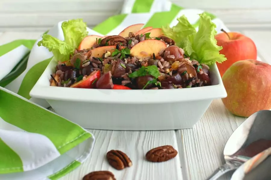 Apple-Wild Rice Salad