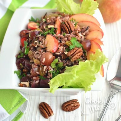 Apple-Wild Rice Salad Recipe-How To Make Apple-Wild Rice Salad-Delicious Apple-Wild Rice Salad