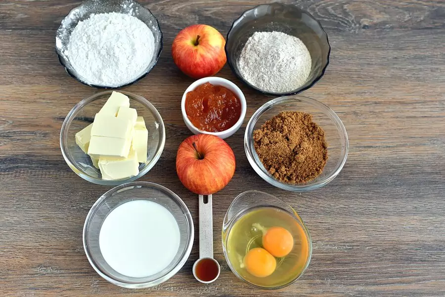Ingredients for Apple Cake
