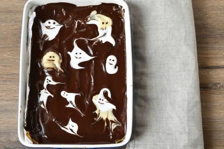 Step 7 - Boo! Chocolate Peanut Butter Bars
