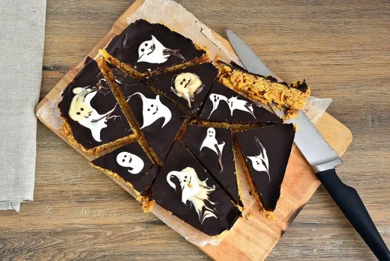 Step 8 - Boo! Chocolate Peanut Butter Bars