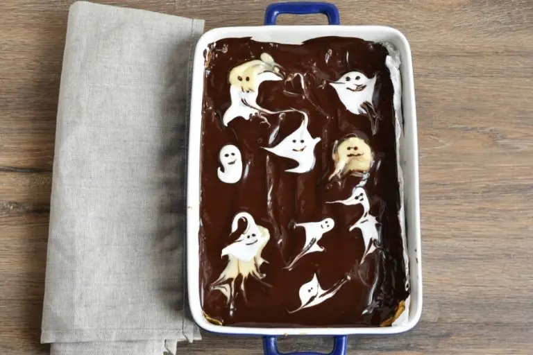 Step 6 - Boo! Chocolate Peanut Butter Bars