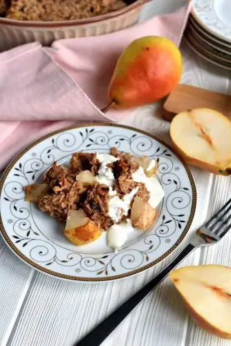 Baked Oatmeal with Pears