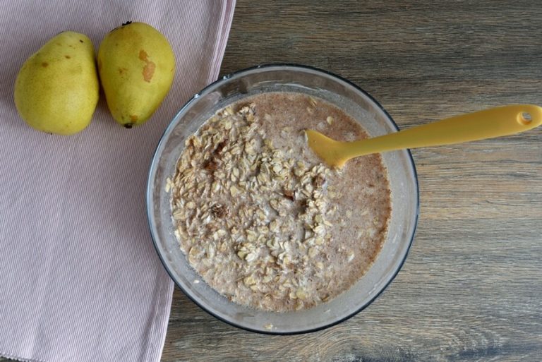 Step 4 - Baked Oatmeal with Pears