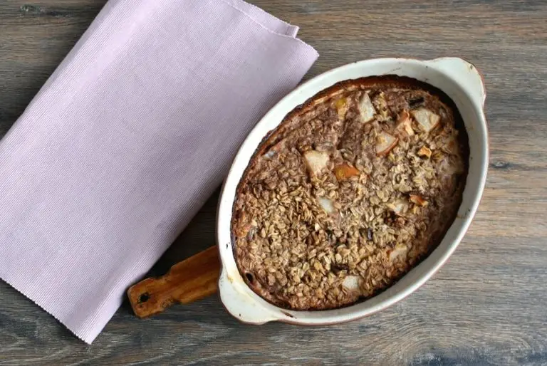 Step 6 - Baked Oatmeal with Pears