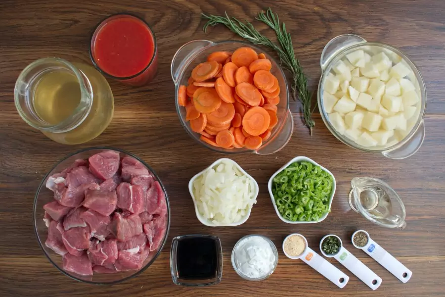 Ingredients for Best Ever Instant Pot Beef Stew