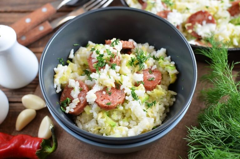 Step 7 - Gluten Free Cheesy Sausage Zucchini Rice Skillet