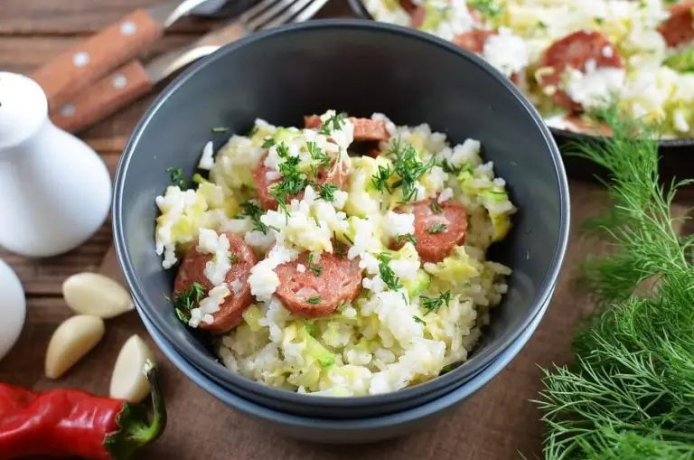 Step 7 - Gluten Free Cheesy Sausage Zucchini Rice Skillet
