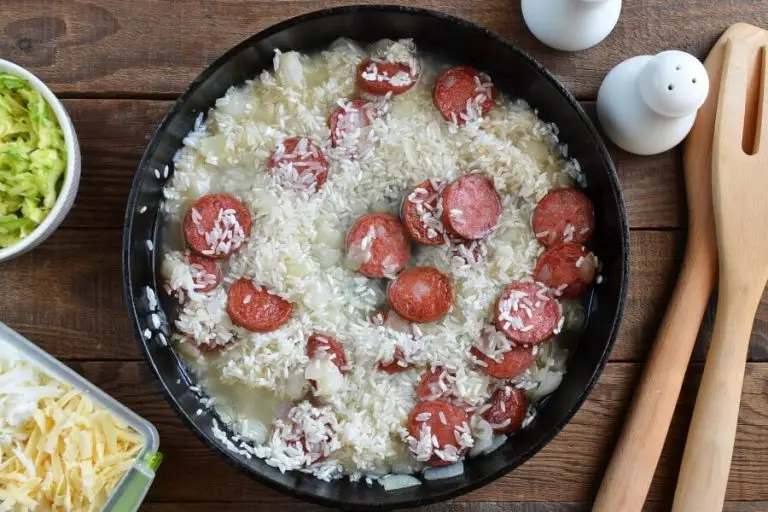 Step 4 - Gluten Free Cheesy Sausage Zucchini Rice Skillet