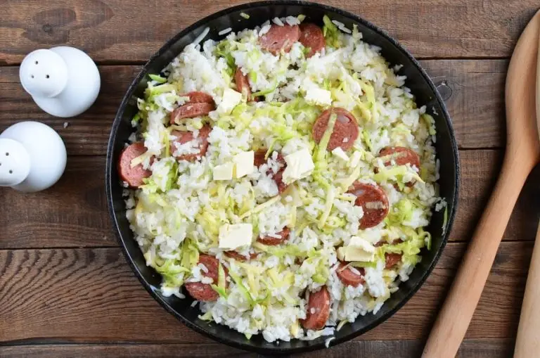 Step 6 - Gluten Free Cheesy Sausage Zucchini Rice Skillet