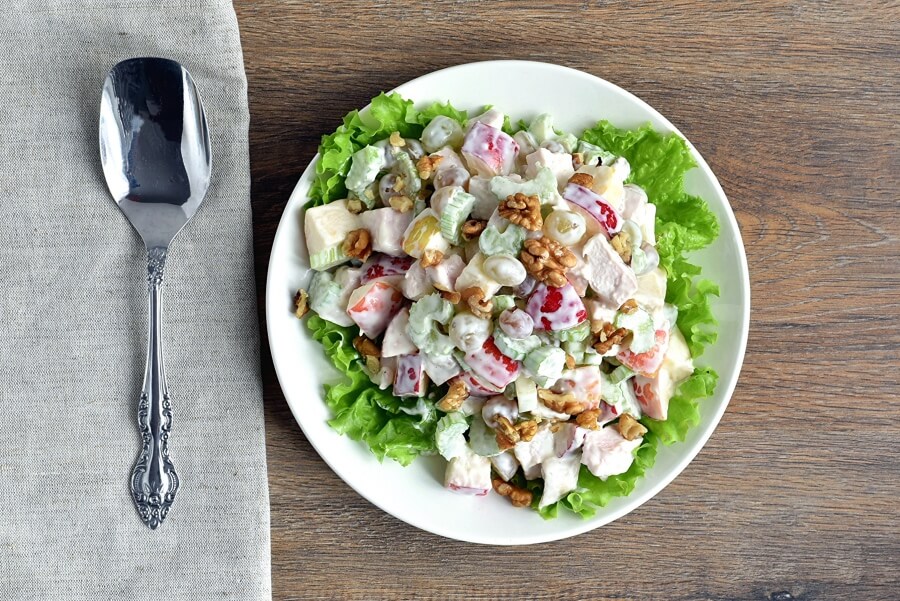 How to serve Chicken Waldorf Salad