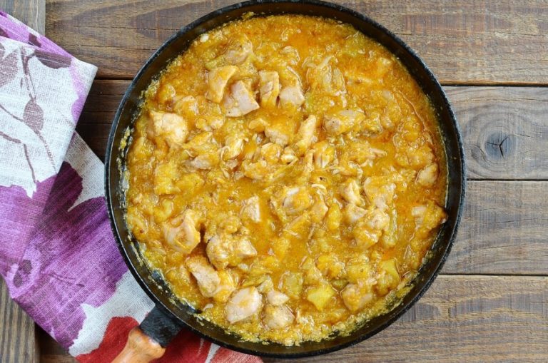 Step 4 - Tasty Chicken and Pumpkin Stew