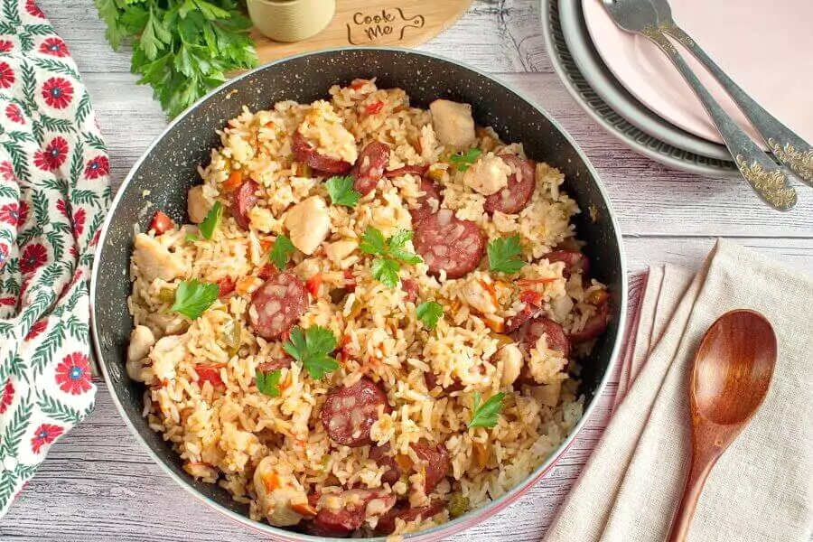 Chicken and Sausage Jambalaya